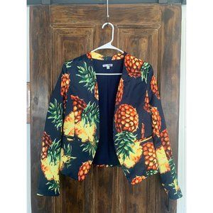 Pineapple Pattern Blazer
